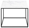 Produktbild: ACTONA GROUP Couchtisch Barossa, Wohnzimmer-Tisch, quadratisch, in Steinoptik, Modern, Steinoptik, schwarze Stahlbeine, in mehreren Varianten, B: 60 cm