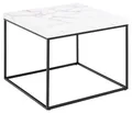 Produktbild: ACTONA GROUP Couchtisch in Marmoroptik-weiss, Stahl, MDF - 45x60cm (HxD)
