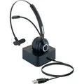 Produktbild: Mono Bluetooth 5.0 Headset mit 17h Akkulaufzeit, 150x180x48 mm