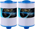Produktbild: POOLPURE Spa Filter, Whirlpool Filter Replacement for Unicel 6CH-940, Pleatco PWW50P3, PWW50-P3, Filbur FC-0359, Waterway Plastics 817-0050, 25252, 378902, 03FIL1400 (Pack of 2)