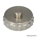 Produktbild: Blindkappe Messing vernickelt, flachdichtend, 3/4