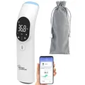 Produktbild: Medizinisches 3in1-Infrarot-Thermometer, App, Oberflächen-Messung