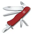 Produktbild: Victorinox Forester, Locking blade knife, Multi-Tool-Messer, Clippunkt, Polyamid, Rot, 12 Werkzeug