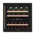 Produktbild: Klarstein Vinsider Victoria 36 Weinkühlschrank – 36 Flaschen, 2 Zonen, 5–22°C, Touch-Bedienung, LED, UV-Schutz, Einbau, schwarz