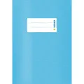 Produktbild: HERMA Heftumschlag mit Baststruktur hellblau Kunststoff DIN A5 (4008705074339)