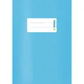 Produktbild: HERMA Heftumschlag mit Baststruktur hellblau Kunststoff DIN A5