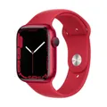 Produktbild: Apple Watch Series 7 GPS LTE CELLULAR 4G 41mm Aluminium Red Sportband Red Rot
