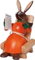 Produktbild: Richard Glaesser Osterhase Rauchhase im Lehnstuhl mit Zeitung (14cm), Handwerkskunst original Erzgebirge