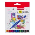 Produktbild: Bruynzeel Fineliner Pinselstifte, 12-teilig, Mini (US IMPORT)