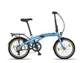 Produktbild: PACTO Three Hochwertiges Klappfahrrad 27cm Aluminiumrahmen 20 Zoll Aluminiumräde