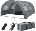 Produktbild: tectake® Tunnelzelt Roskilde für 6 Personen 350 x 480 x 195 cm