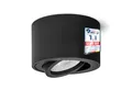 Produktbild: linovum LED Aufbaustrahler Aufbauleuchte SMOL schwenkbar in schwarz matt & rund mit LED 4W, Warmweiß