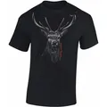 Produktbild: Baddery Print-Shirt Jäger T-Shirt: 