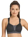 Produktbild: Anita Damen Sport-BH Dynamix-Star Sport BH, Schwarz/Anthrazit, 80G EU