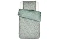 Produktbild: Essenza Bettwäsche Bettwäsche Aleste Surf green, Satin, 2 teilig, Blätter, Blumen, Vögel