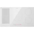 Produktbild: Klarstein Induktionskochfeld, Glaskeramik Kochfeld, Induktionskochfeld mit 5 Platten, Einbau-Induktionskochfeld mit Touch-Display, Digitalanzeige u... - Weiß
