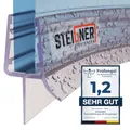 Produktbild: STEIGNER Duschdichtung, 40cm, Glasstärke 6/7/ 8 mm, Vorgebogene PVC Ersatzdichtung für Runddusche, UK03