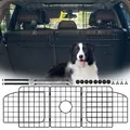 Produktbild: Auto KFZ Hundegitter Schutzgitter Trenngitter Verstellbar Für Jeep Grand Cheroke