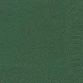Produktbild: Cocktail-Servietten 3lagig Tissue Uni dunkelgrün, 24 x 24 cm, 20 Stück