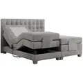 Produktbild: BOXBETT ELEKTRO 140/200 Hellgrau Velvet - H3