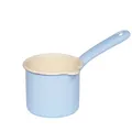 Produktbild: Riess Schnabeltopf mit Stiel  Ø9cm 0,5 Liter Classic Pastell Blau Emaille