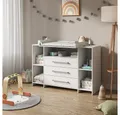 Produktbild: Vicco Wickelkommode Oskar, Weiß, 143 x 100 cm XL mit Schubladen