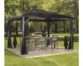 Produktbild: Sojag Aluminium Pavillon Verona aus Metall Gartenpavillon Gartenhütte Fußboden nicht vorhanden Gartenlaube 8.88 m² Walmdach