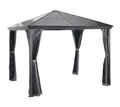 Produktbild: Pavillon Gartenpavillon Aluminium + Moskitonetz Sojag anthrazit 298x298x260cm