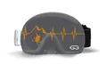 Produktbild: SOGGLE Skibrillen Schutz Überzug aus Mikrofaser (one Size), Farbe:Heartbeat Freestyler Grey/ocre