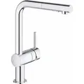 Produktbild: GROHE Küchenarmatur mit Handbrause MINTA chrom 30274000 - Silber
