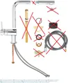 Produktbild: GROHE Minta Einhand-Spültischbatterie DN 15 - Chrom (30274000)