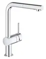 Produktbild: GROHE Minta Einhand-Spültischbatterie, DN 15, herausziehbare Dual Spülbrause, ch