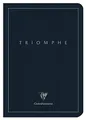 Produktbild: Clairefontaine 37126C - Heft Triomphe PLATINUM, DIN A5, 14,8x21cm, mit Fadenbindung, 48 Blatt liniert, Papier elfenbein 90g, 1 Stück