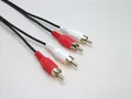Produktbild: 0,5 m Cinch-Kabel; RCA-Kabel; Audio Anschlusskabel; 2xCinch-Stecker HiFi Stereo 