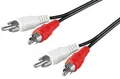 Produktbild: Stereo-Audiokabel 2x Cinchstecker  2x Cinchstecker - Länge: 0,50 m