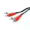 Produktbild: Cinchkabel Cinch Kabel HIFI Audio 2x 2x Cinchstecker Chinch RCA rot weiss 0,5 m