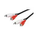 Produktbild: Cinch Kabel Stereo Kabel AUX Anschlusskabel 0.5 m 2x Cinch Stecker