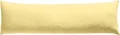 Produktbild: REDBEST Seitenschläferkissenbezug Single- Jersey San Francisco, hellgelb Größe 40x140 - weiche Qualität, bügelfrei, praktischer Reißverschluss, 100% Baumwolle