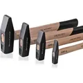 Produktbild: Stahlwerk - Schlosserhammer Im Set 100 G 300 G 500 G 1000 G, Stahl, Hickory-holz