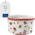 Produktbild: Villeroy & Boch Toy's Delight Gobelin Brotkorb, Brottasche aus Baumwolle und Polyester, Maschinenwäsche bis 40° C geeignet, rot/bunt, 15 x 23 cm
