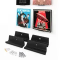 Produktbild: Schallplatten Wandhalterung 4 Stück LP Halterung, Vinyl Halter, Regal, Rahmen...