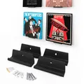 Produktbild: LP Wandhalterung (4 Stück) Schallplatten Halterung, Vinyl Halter, Regal, Rahmen