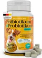 Produktbild: Natureflow Probiotika & Präbiotika für Hunde, Darmkur, Darmflora, Magen, Darm & M, Ergänzungsfutter für: Hund, 670 Mrd. KBE/kg, ab 8 Wochen, 1 Tablette je 10 kg Körpergewicht, ohne…