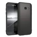 Produktbild: EAZY CASE Handyhülle Silikon mit Kameraschutz kompatibel mit Samsung Galaxy A3 (2017) in schwarz matt, Ultra dünn, Slimcover, Silikonhülle, Hülle, Softcase, Backcover