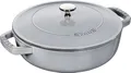 Produktbild: Staub Schmorpfanne Chistera, 24 cm | rund | Gusseisen | Graphit-Grau