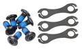 Produktbild: SHIMANO Befestigungssatz für Bremsscheiben 6x Schrauben 3x Sicherungsplatten NEU