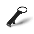 Produktbild: Schlüsselanhänger Flaschenöffner 'Smartopener' - Kapselheber aus Aluminium - robuster Bierflaschenöffner für Bierliebhaber - Geschenkidee für Papa, Mann & Freund, Farbe:matt-schwarz