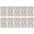 Produktbild: 700x Buchstaben Sticker Alphabet ABC Aufkleber Bunt Hologramm Scrapbooking uvm.