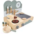 Produktbild: Eichhorn Kinderküche 100002700 kleine Tischküche, aus Holz, 35 x 40 x 31 cm, mit Sound, mit Zubehör