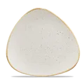 Produktbild: Churchill STONECAST Triangle Plate Barley White Teller Porzellan 26,5 cm weiß